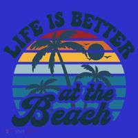 Life Is Better At The Beach Girls Trip Summer Vacation Retro Great Gift Women's T-Shirt thumb 6