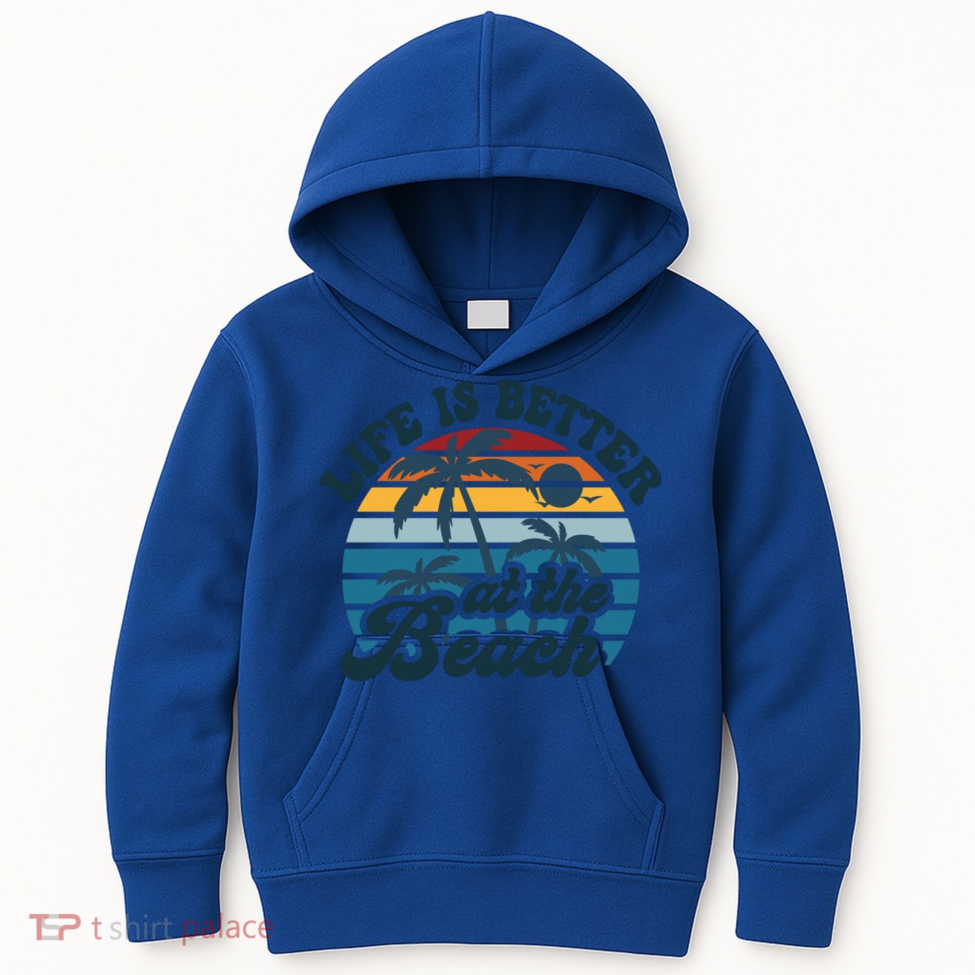 Life Is Better At The Beach Girls Trip Summer Vacation Retro Great Gift Kids Hoodie