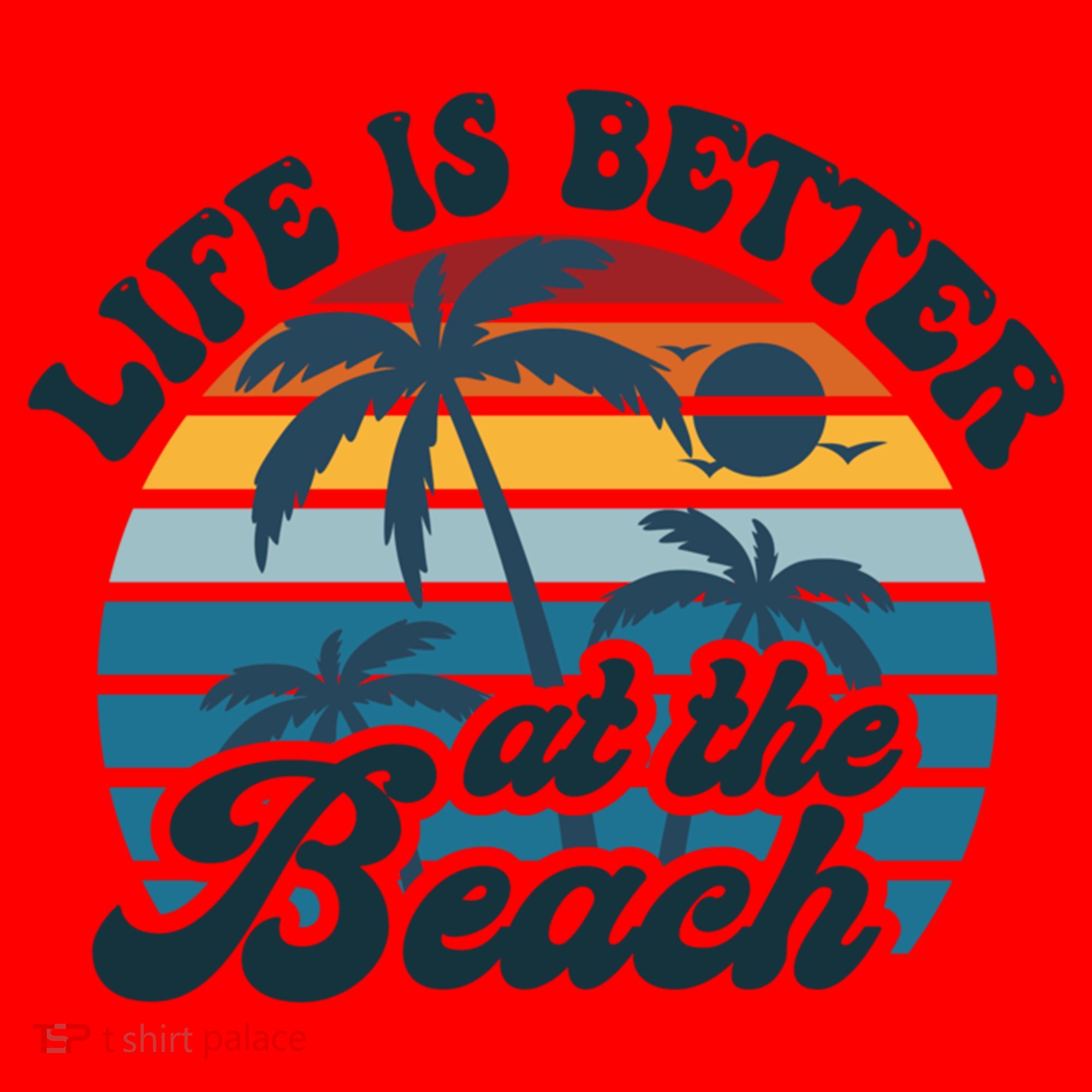 Life Is Better At The Beach Girls Trip Summer Vacation Retro Great Gift Santa Hat