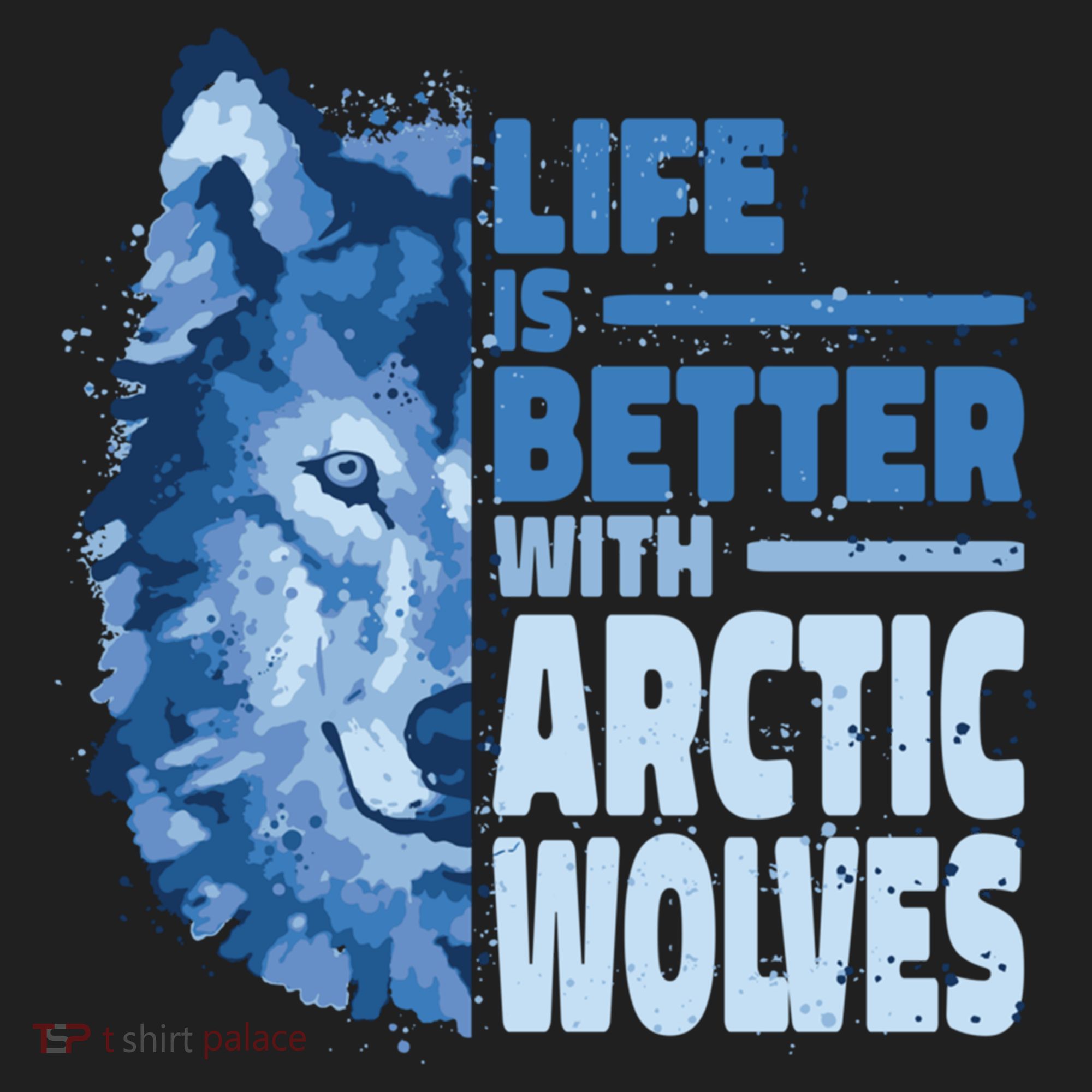 Life Is Better With Arctic Wolves Retro Arctic Wolf Gift Hat