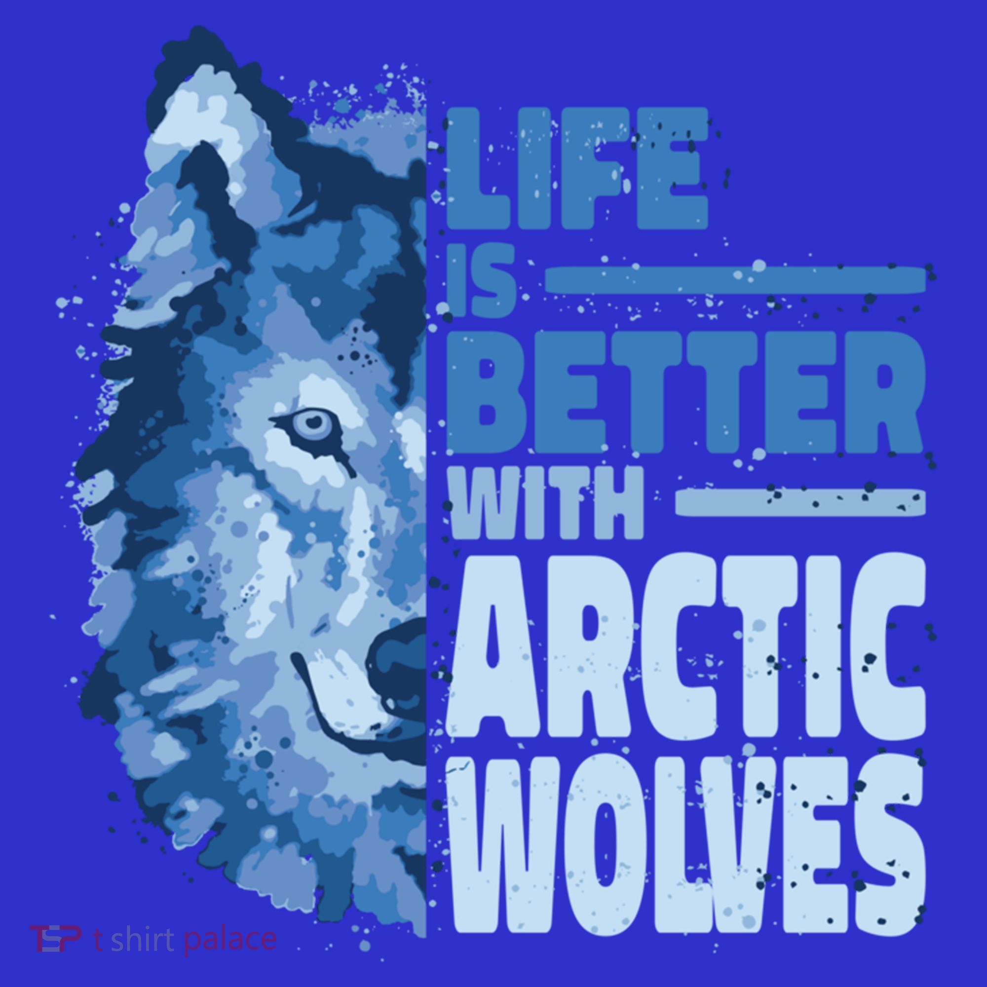 Life Is Better With Arctic Wolves Retro Arctic Wolf Gift Tote Bag