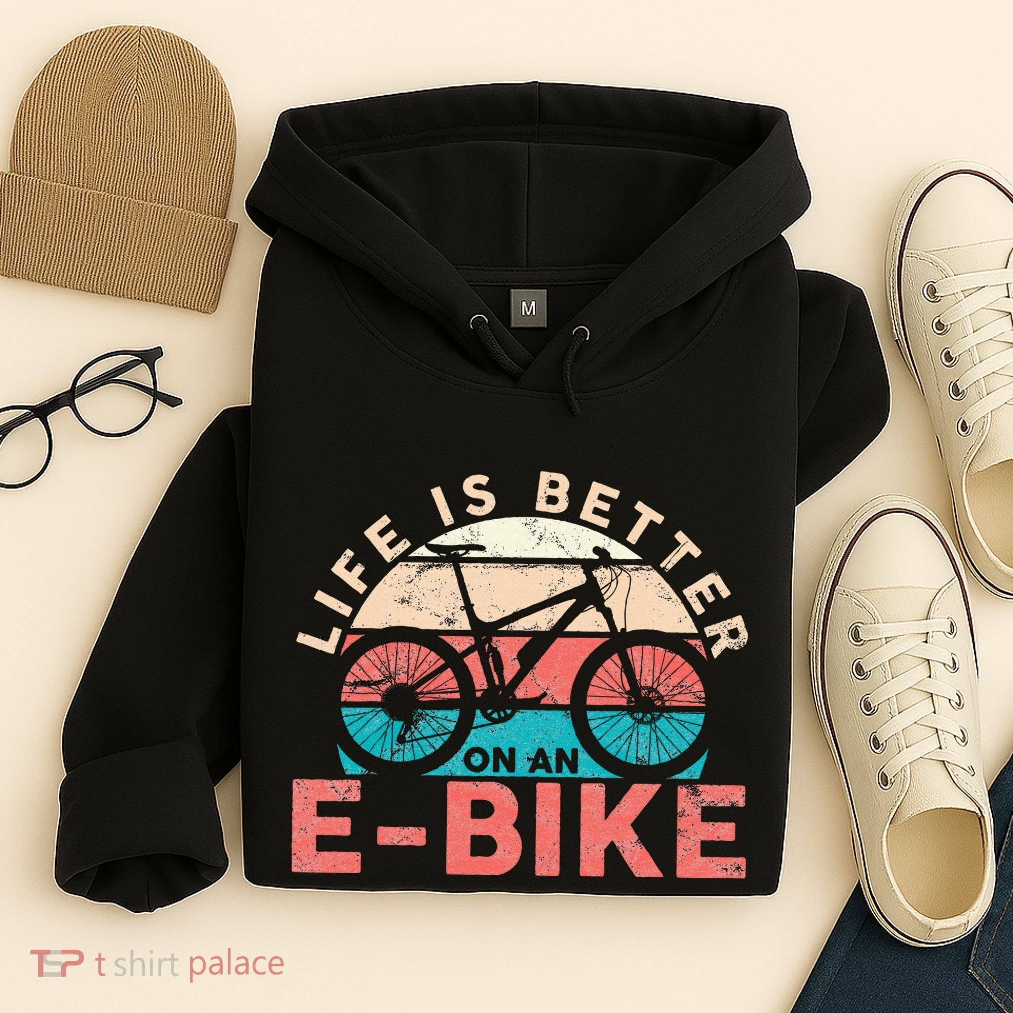 Life Is Better With An Ebike Electric Bike Battery Hoodie