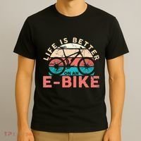 Life Is Better With An Ebike Electric Bike Battery T-Shirt thumb 3