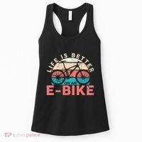 Life Is Better With An Ebike Electric Bike Battery Women's Tank Top thumb 0