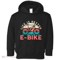 Life Is Better With An Ebike Electric Bike Battery Toddler Hoodie thumb 0