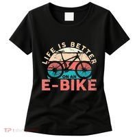 Life Is Better With An Ebike Electric Bike Battery Women's T-Shirt thumb 0