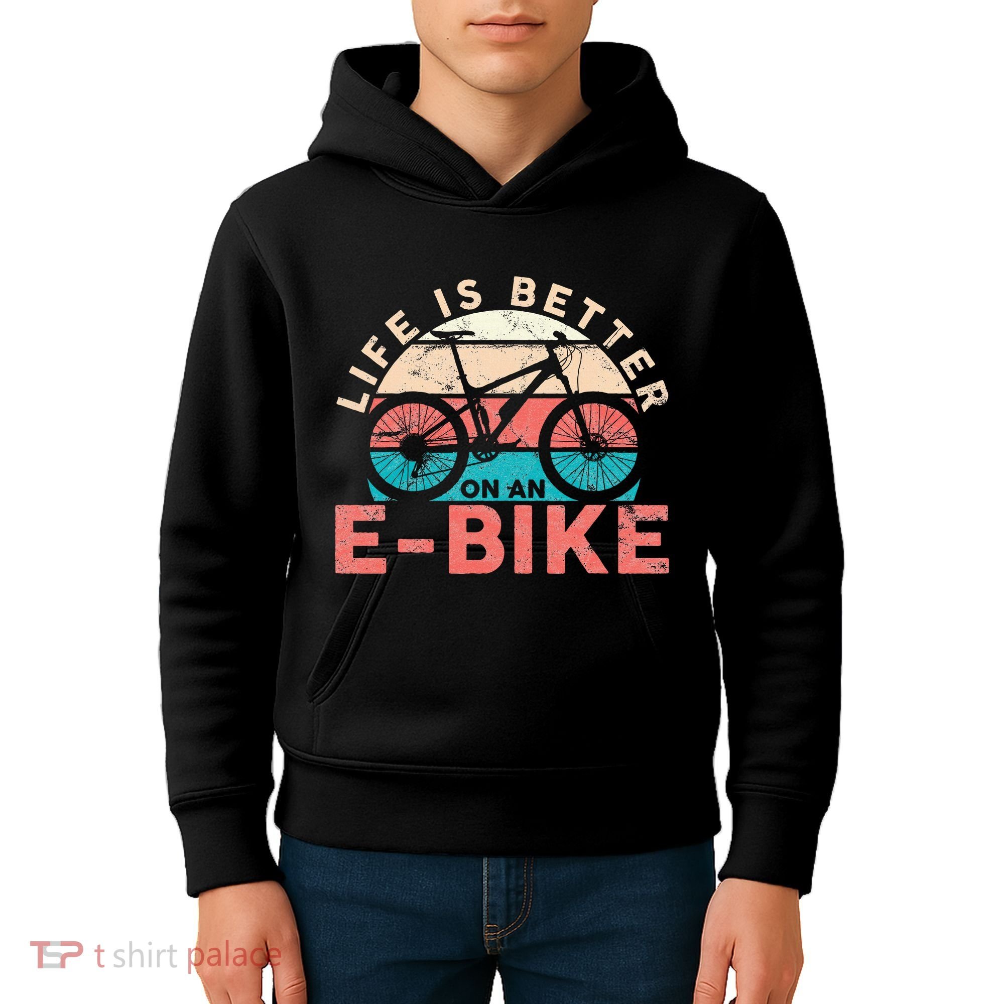 Life Is Better With An Ebike Electric Bike Battery Kids Hoodie