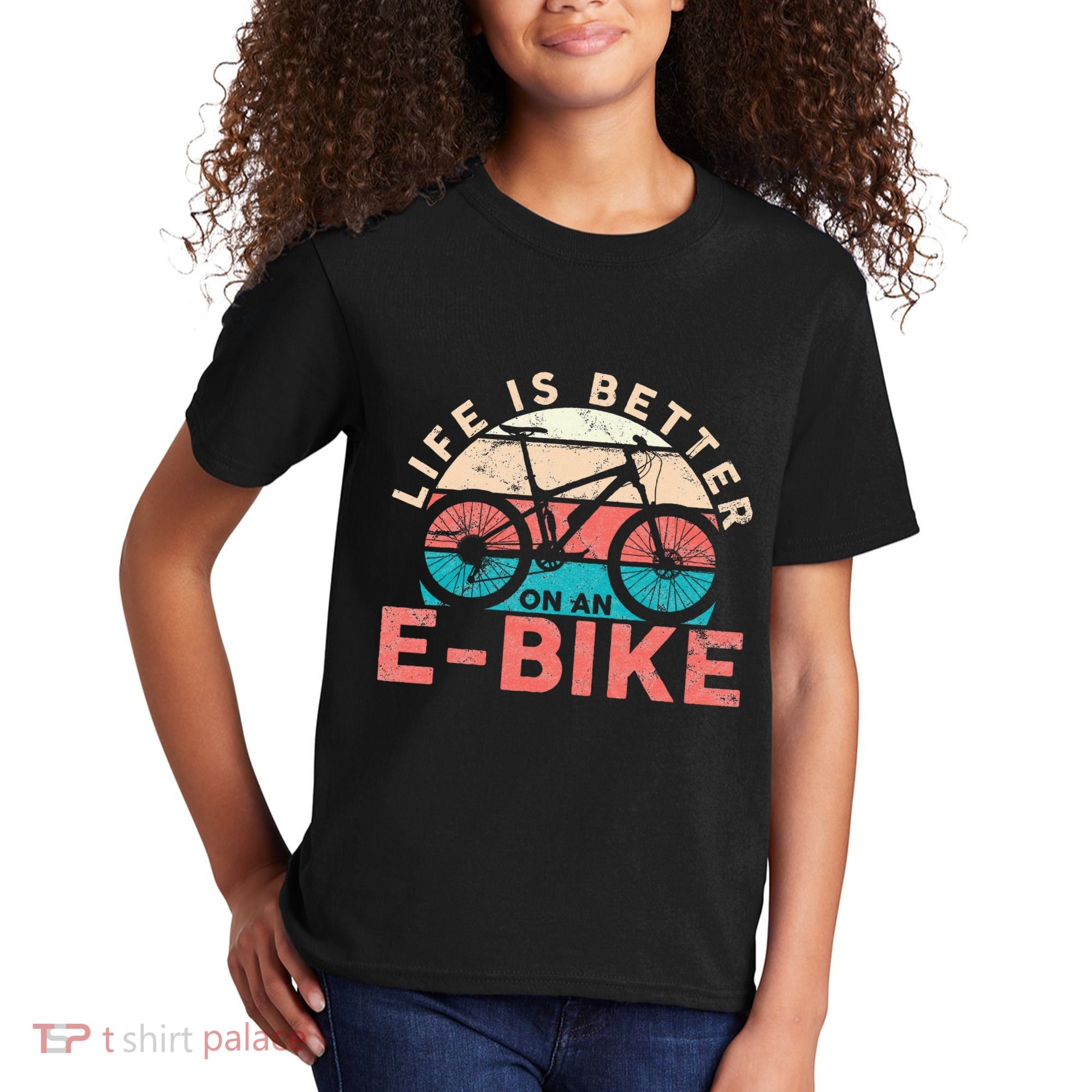 Life Is Better With An Ebike Electric Bike Battery Kids T-Shirt