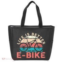 Life Is Better With An Ebike Electric Bike Battery Tote Bag thumb 0