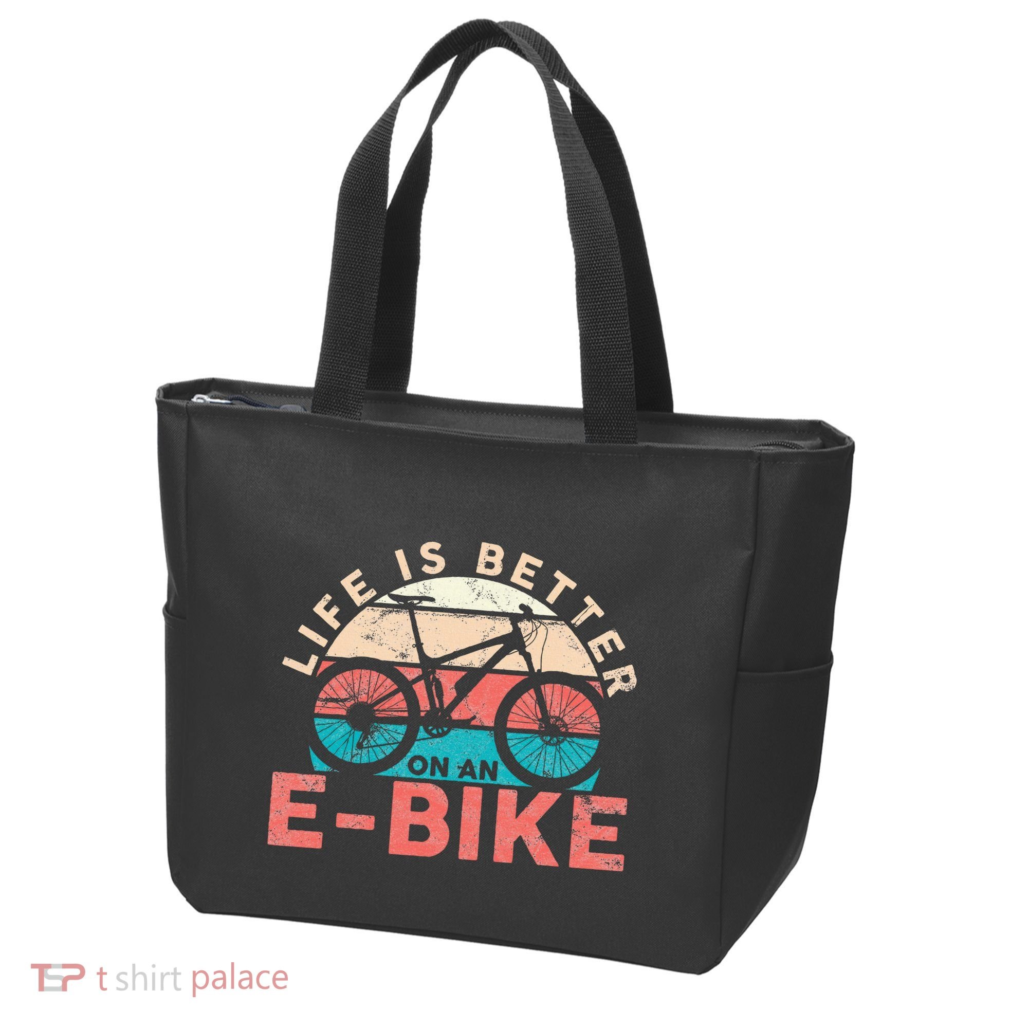 Life Is Better With An Ebike Electric Bike Battery Tote Bag