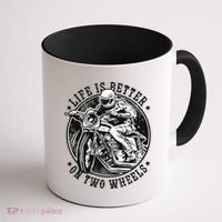 Life Is Better On Two Wheels Coffee Mug thumb 1