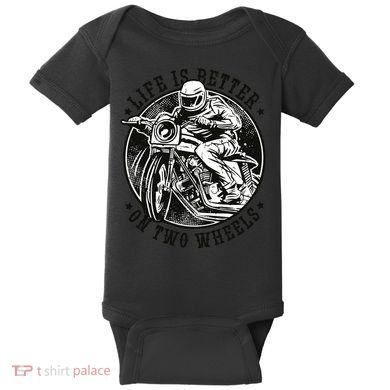 Life Is Better On Two Wheels Baby Bodysuit