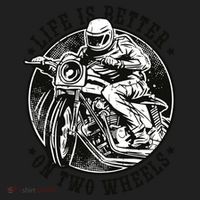 Life Is Better On Two Wheels Golf Towel thumb 3