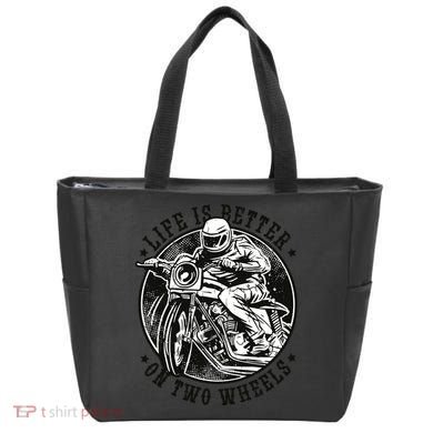 Life Is Better On Two Wheels Tote Bag