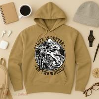 Life Is Better On Two Wheels Hoodie thumb 3
