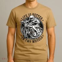 Life Is Better On Two Wheels T-Shirt thumb 3