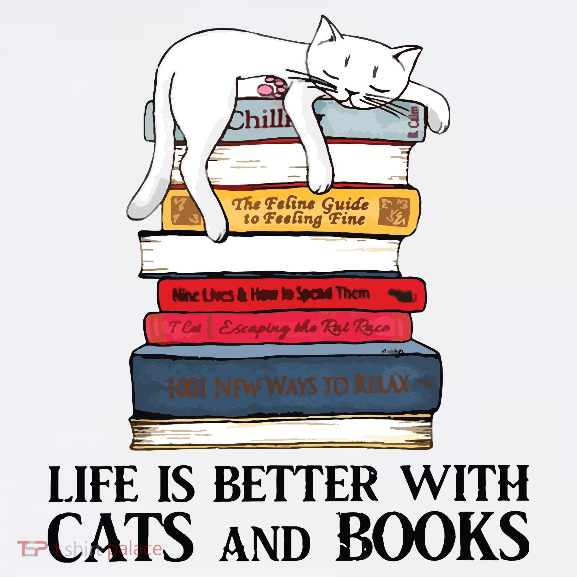 Life Is Better With Cats And Books Cat Book Visor