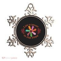 Life Is Better In Flip Flops Girl Beach Gifts Sandal Love Ornament thumb 0
