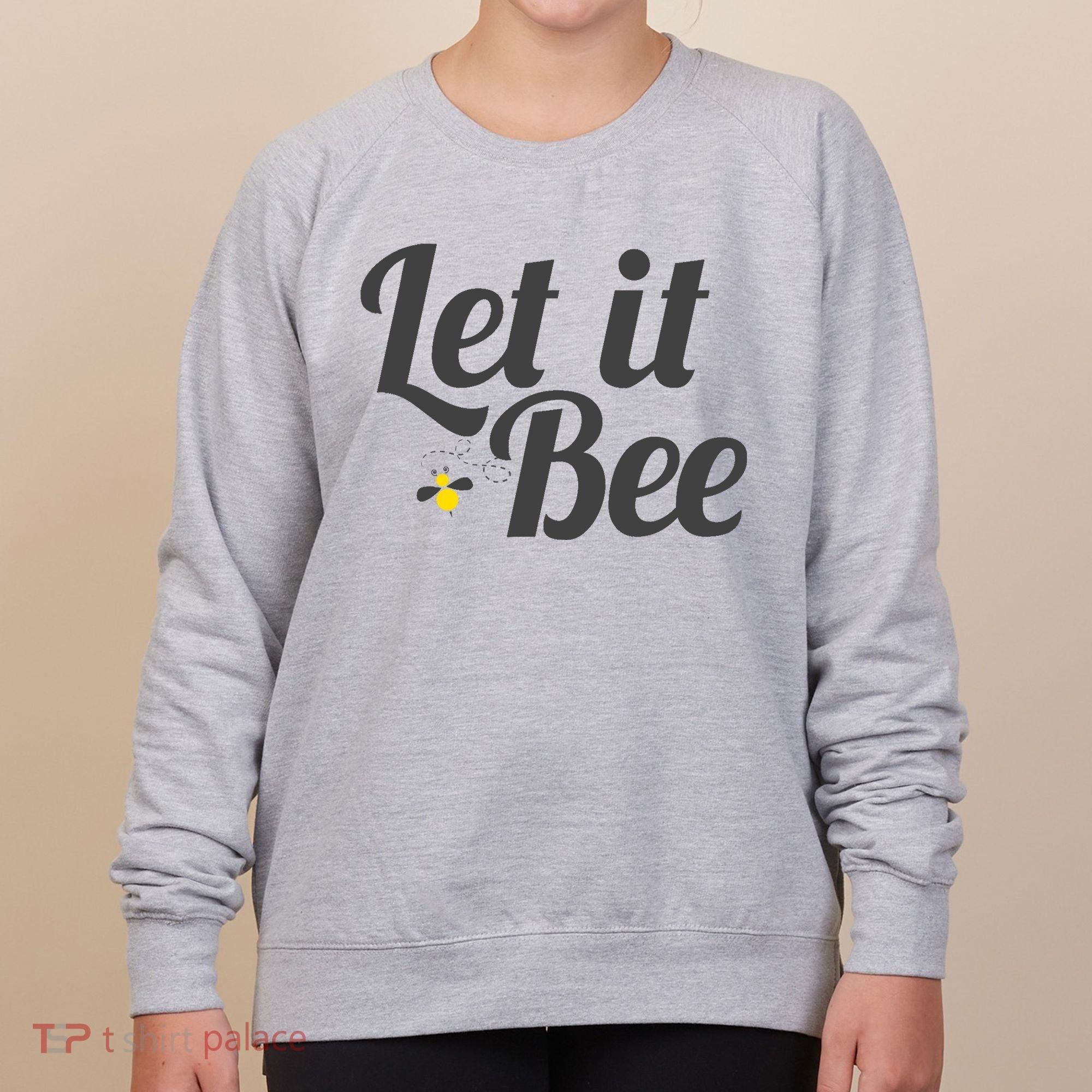 Let It Bee Funny Beehive Cute Beekeeping Gift Women's Sweatshirt