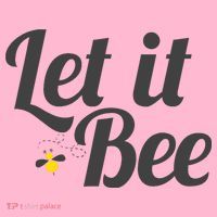 Let It Bee Funny Beehive Cute Beekeeping Gift Coaster thumb 2