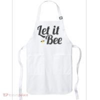 Let It Bee Funny Beehive Cute Beekeeping Gift Apron thumb 0