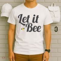 Let It Bee Funny Beehive Cute Beekeeping Gift T-Shirt thumb 6