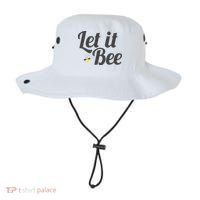 Let It Bee Funny Beehive Cute Beekeeping Gift Bucket Hat thumb 0