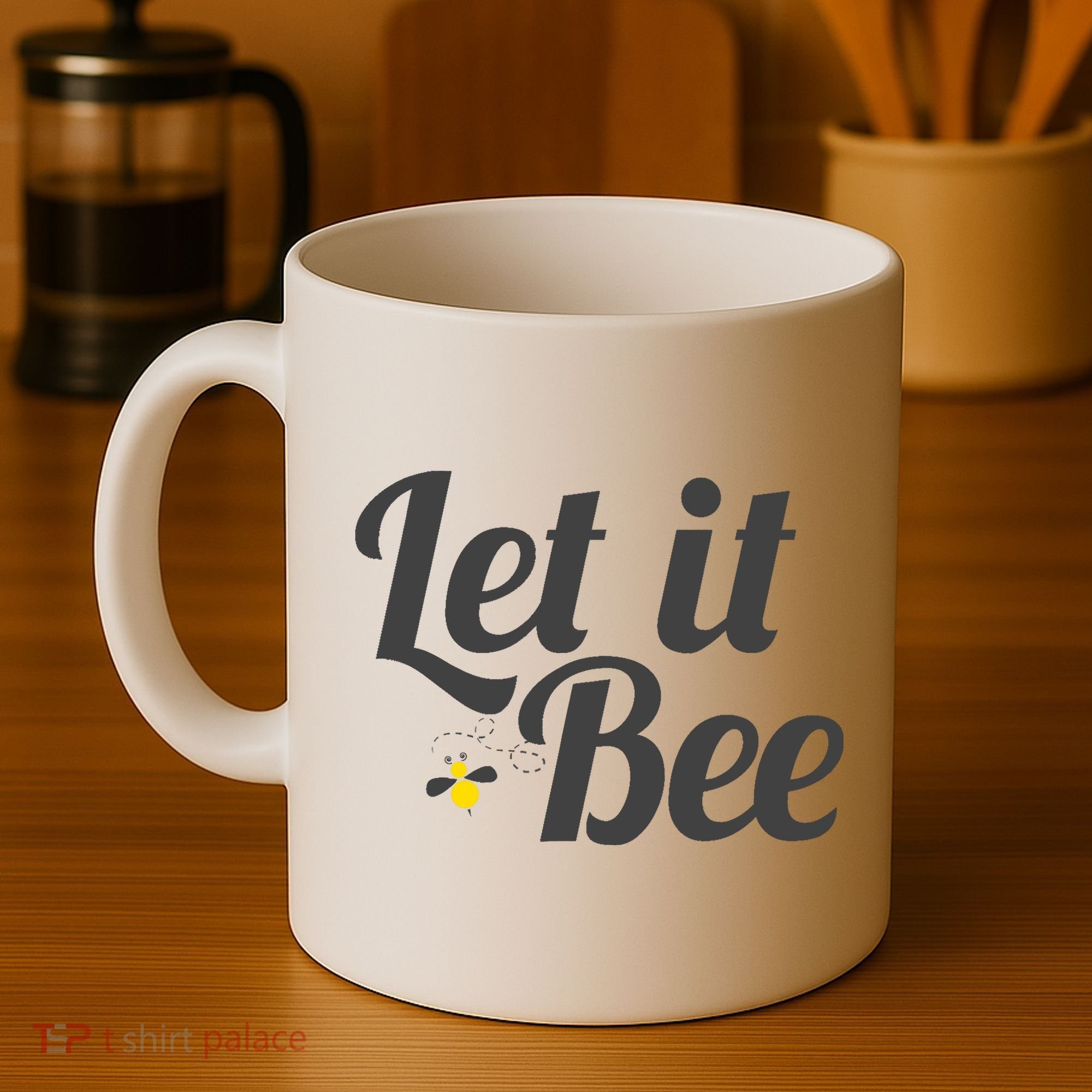 Let It Bee Funny Beehive Cute Beekeeping Gift Coffee Mug