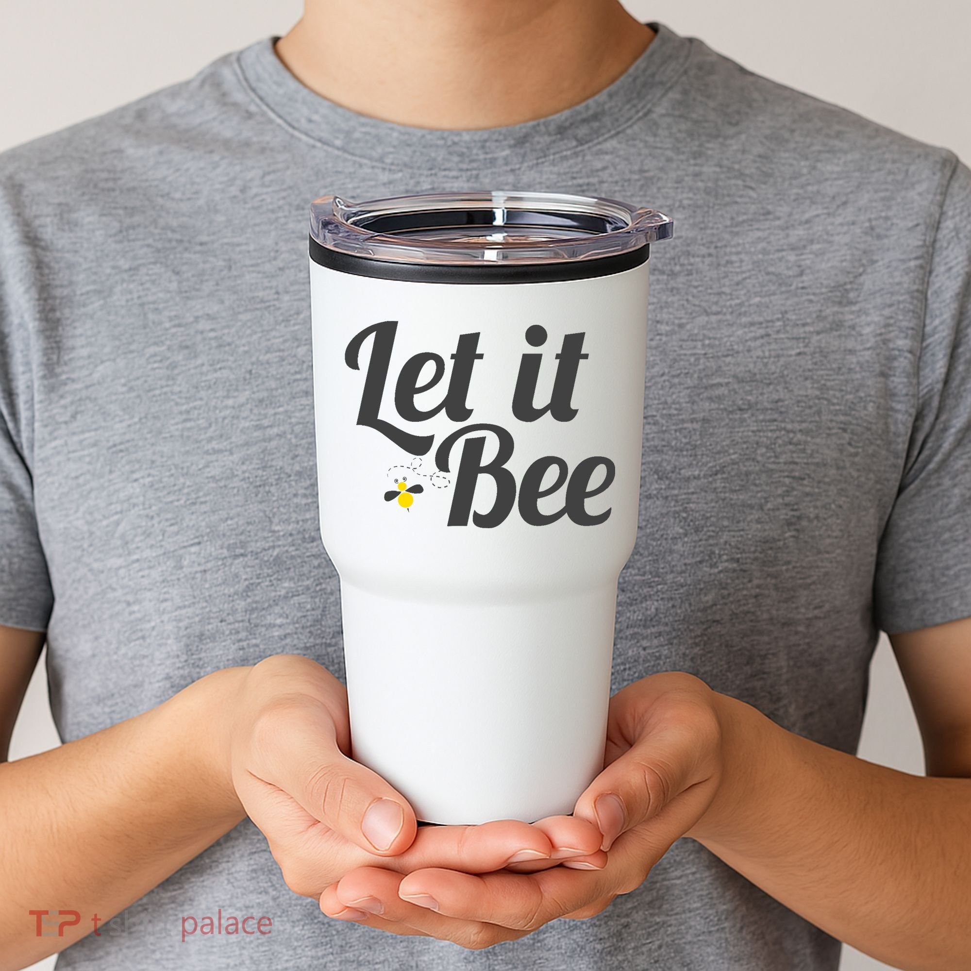 Let It Bee Funny Beehive Cute Beekeeping Gift Tumbler