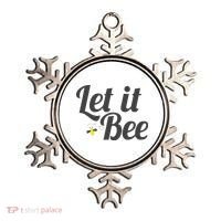 Let It Bee Funny Beehive Cute Beekeeping Gift Ornament thumb 0