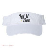 Let It Bee Funny Beehive Cute Beekeeping Gift Visor thumb 0