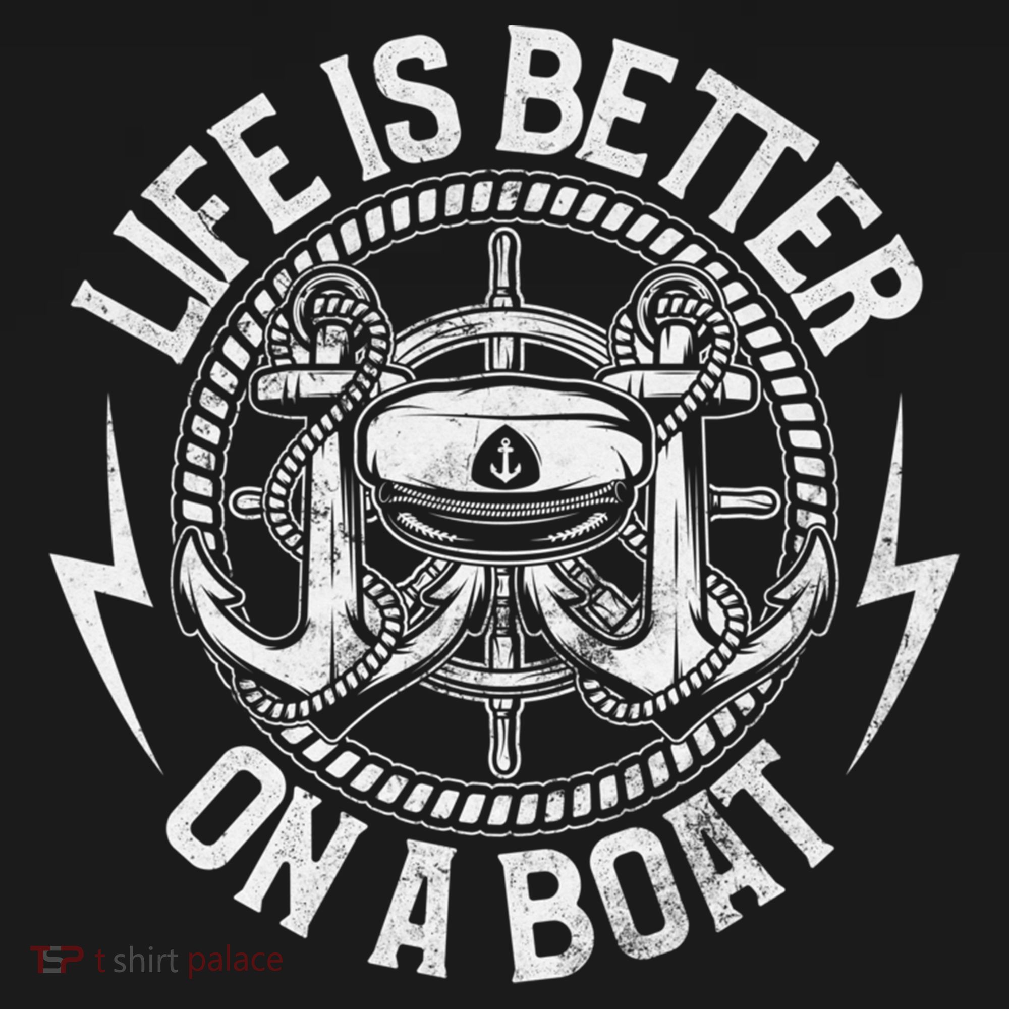 Life Is Better On A Boat Captain Boater Boating Anchor Great Gift Women's Hoodie