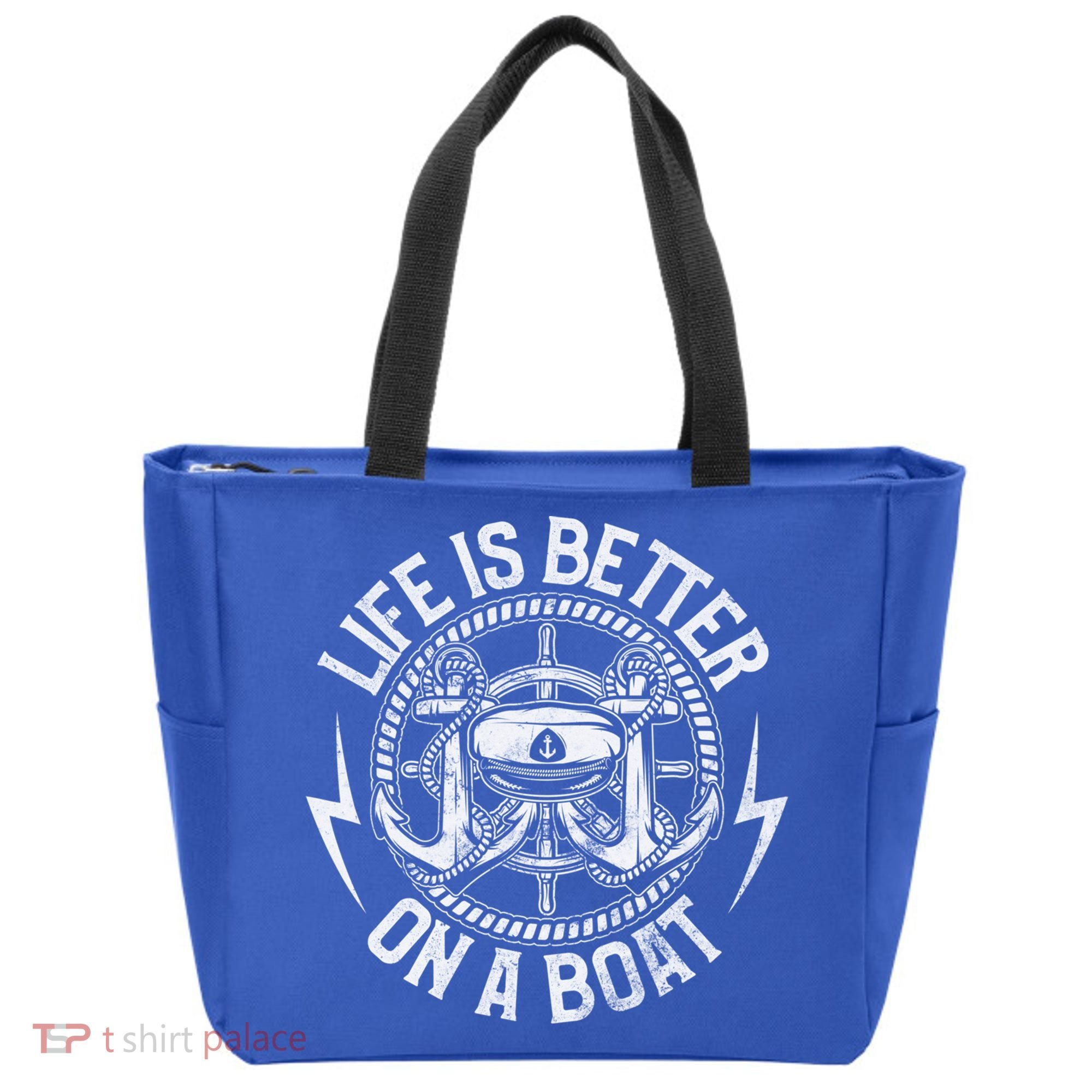 Life Is Better On A Boat Captain Boater Boating Anchor Great Gift Tote Bag