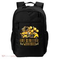 Life Is Better With Bees For Beekeeper Honey Bee Gnome Cute Gift Backpack thumb 0