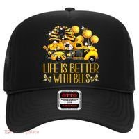 Life Is Better With Bees For Beekeeper Honey Bee Gnome Cute Gift Hat thumb 0