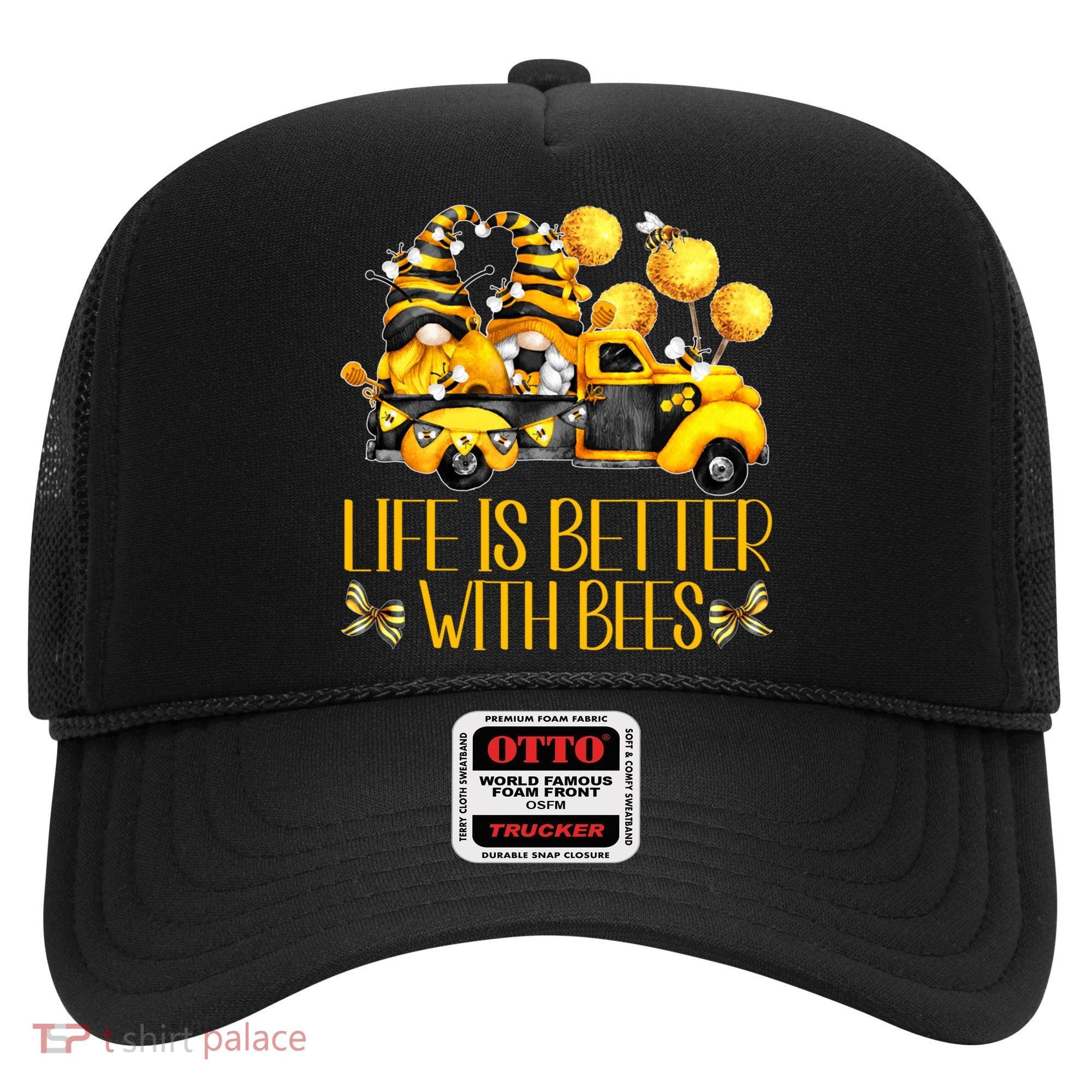 Life Is Better With Bees For Beekeeper Honey Bee Gnome Cute Gift Hat