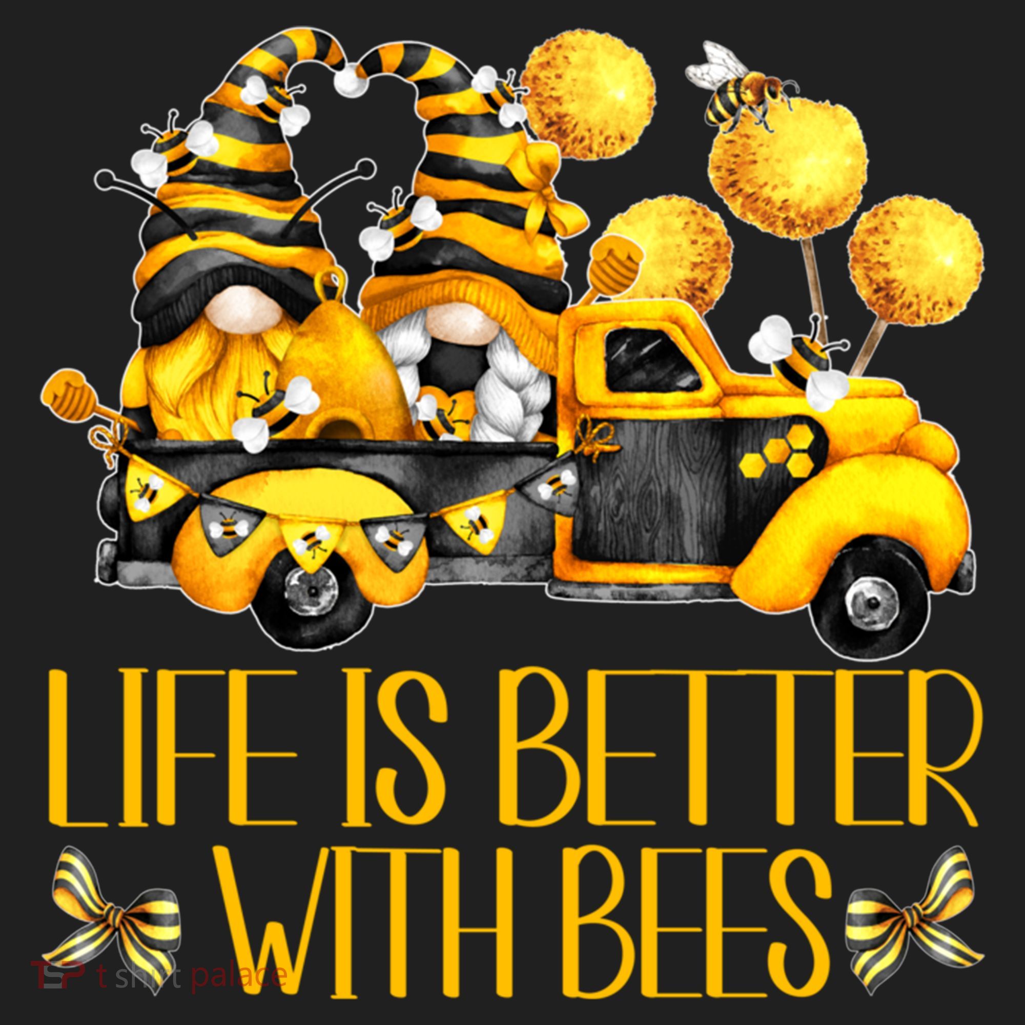 Life Is Better With Bees For Beekeeper Honey Bee Gnome Cute Gift Hat