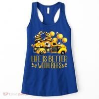 Life Is Better With Bees For Beekeeper Honey Bee Gnome Cute Gift Women's Tank Top thumb 0