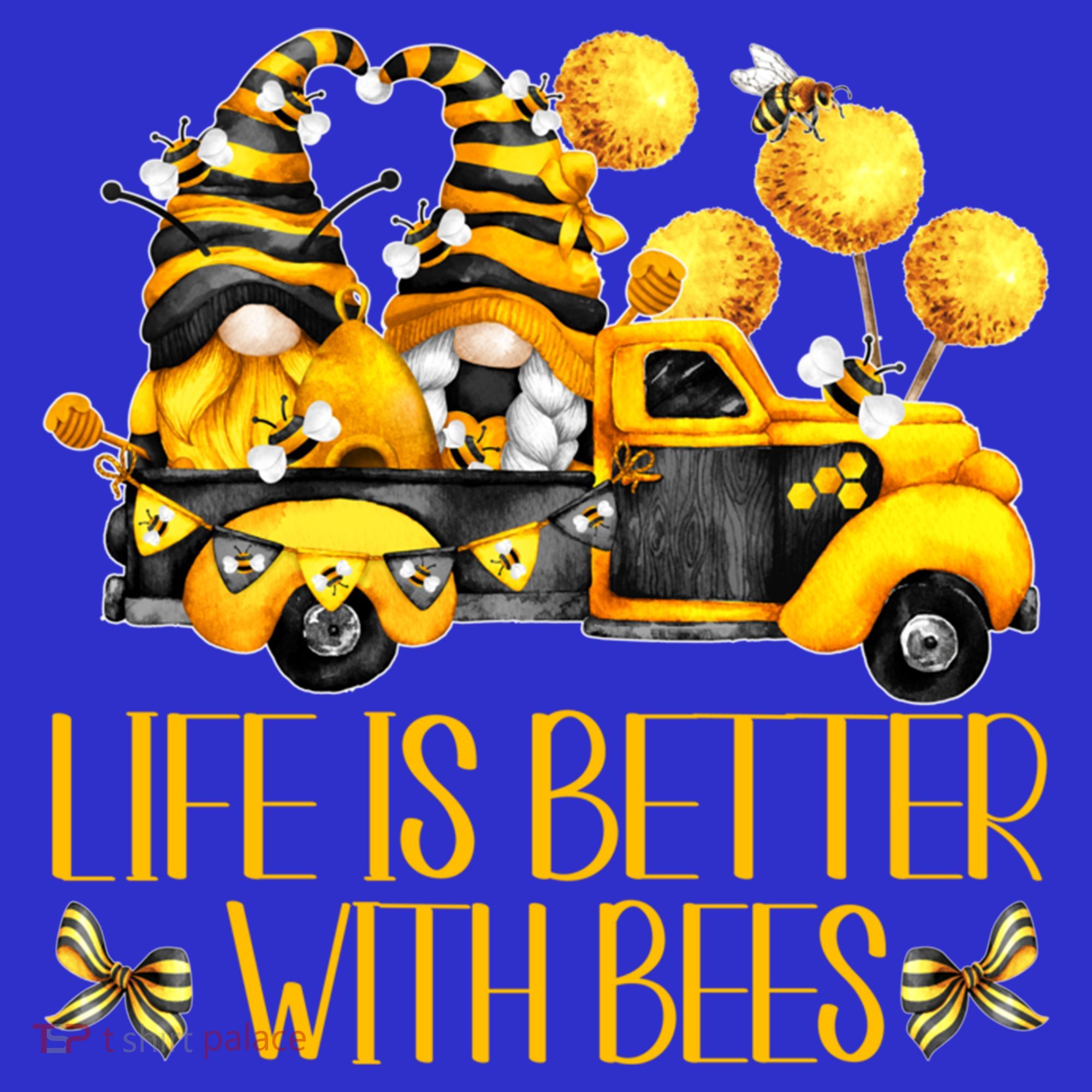 Life Is Better With Bees For Beekeeper Honey Bee Gnome Cute Gift Tank Top