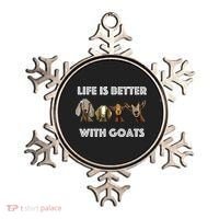 Life Is Better With Goats Goat Lover Ornament thumb 0
