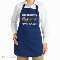 Life Is Better With Goats Goat Lover Apron thumb 2