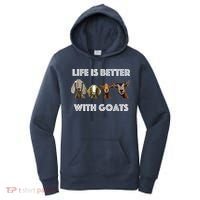 Life Is Better With Goats Goat Lover Women's Hoodie thumb 0