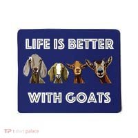 Life Is Better With Goats Goat Lover Mousepad thumb 0