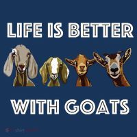 Life Is Better With Goats Goat Lover Mousepad thumb 1