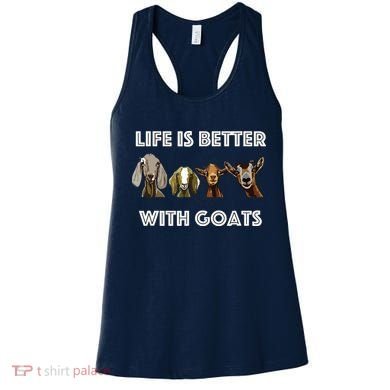 Life Is Better With Goats Goat Lover Women's Tank Top