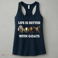 Life Is Better With Goats Goat Lover Women's Tank Top thumb 3