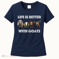 Life Is Better With Goats Goat Lover Women's T-Shirt thumb 0