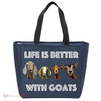 Life Is Better With Goats Goat Lover Tote Bag
