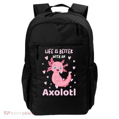 Life Is Better With An Axolotl Cute Kawaii Design Backpack