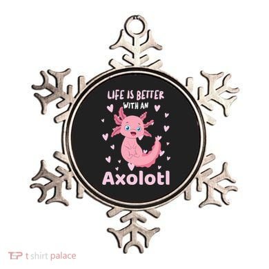 Life Is Better With An Axolotl Cute Kawaii Design Ornament
